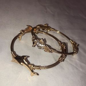 Gold bracelets